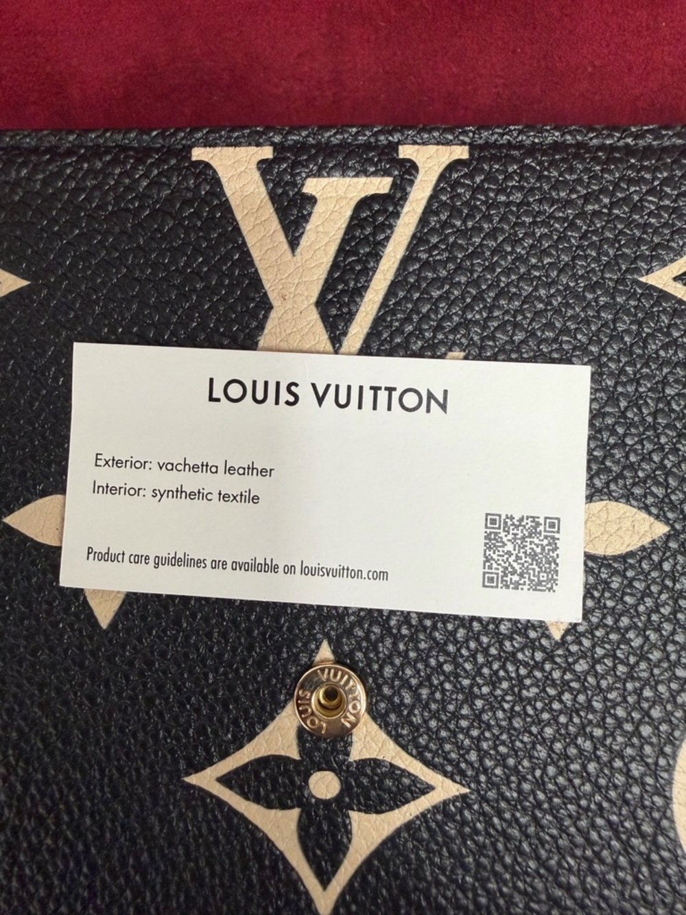 Louis Vuitton Black Monogram Mini Envelope Bag with Cream Accents and Gold Chain - Picture 2 of 5